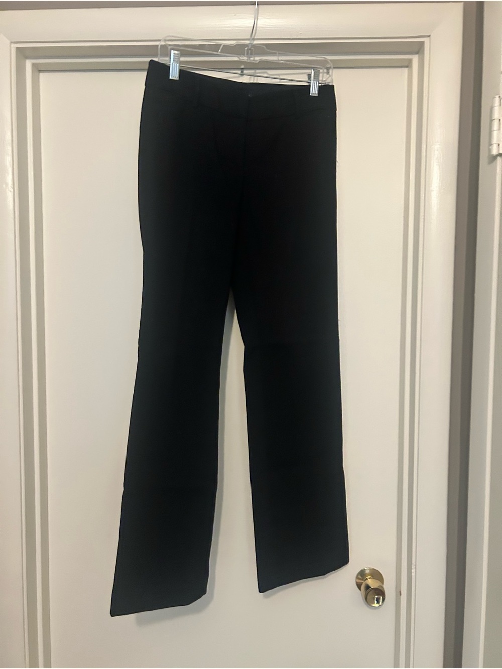 LOFT Black Boot-Cut Dress Pants